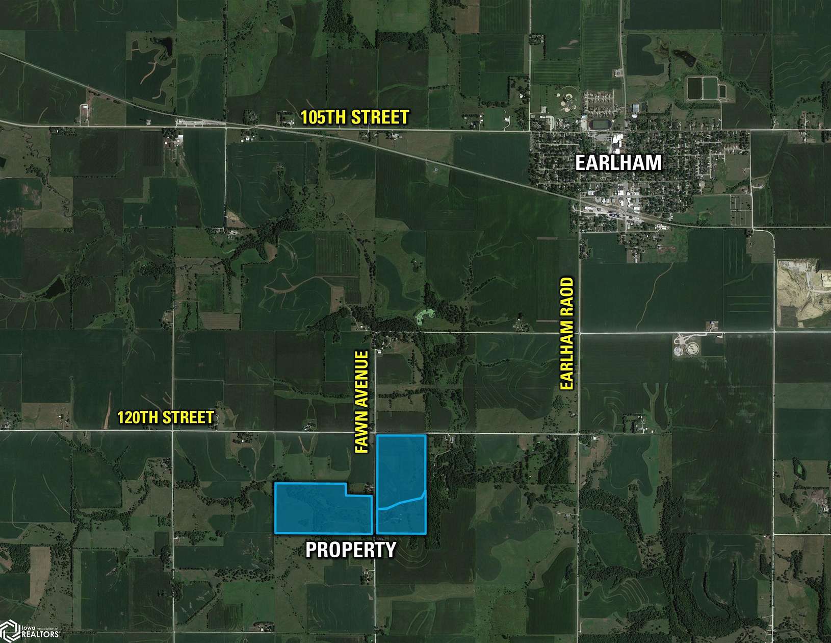 54.45 Acres of Agricultural Land for Auction in Earlham, Iowa