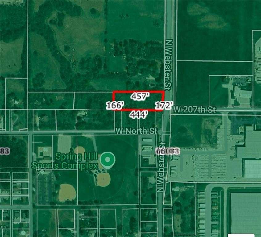 1.74 Acres of Residential Land for Sale in Spring Hill, Kansas