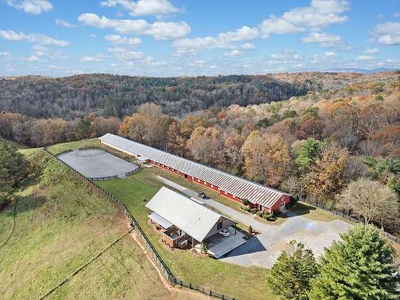 10.4 Acres of Land with Home for Sale in Ellijay, Georgia