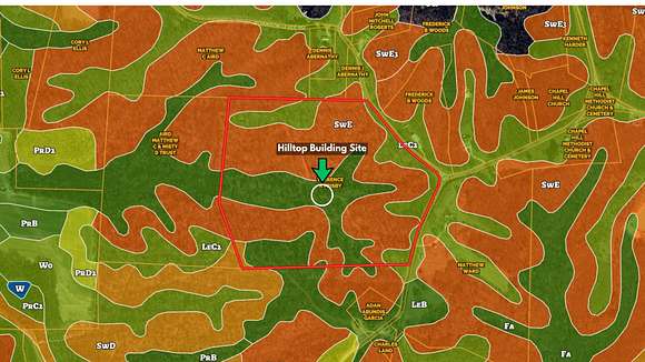 50.5 Acres of Recreational Land for Sale in McKenzie, Tennessee