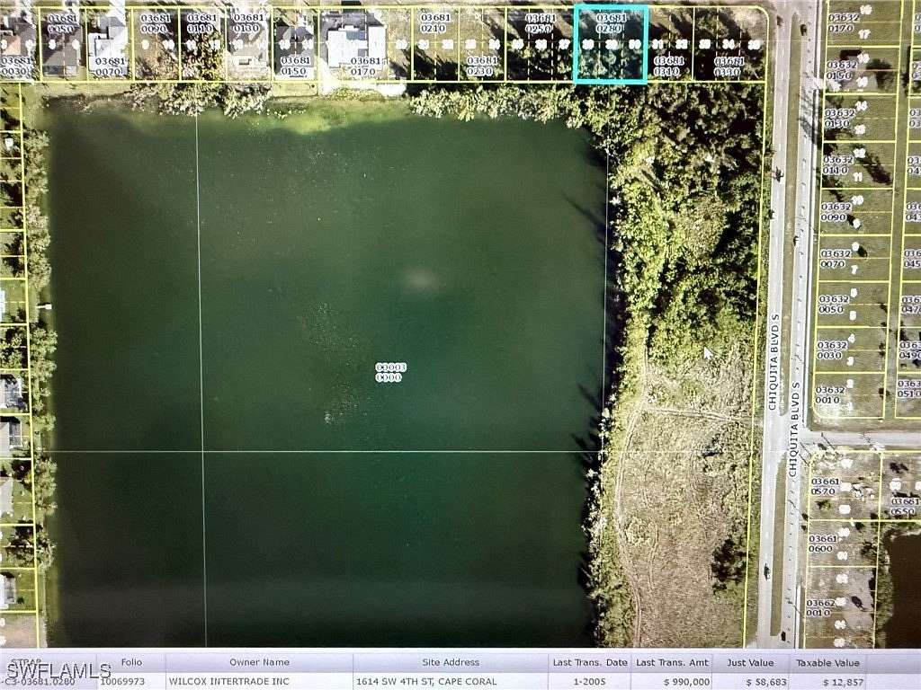 0.344 Acres of Residential Land for Sale in Cape Coral, Florida