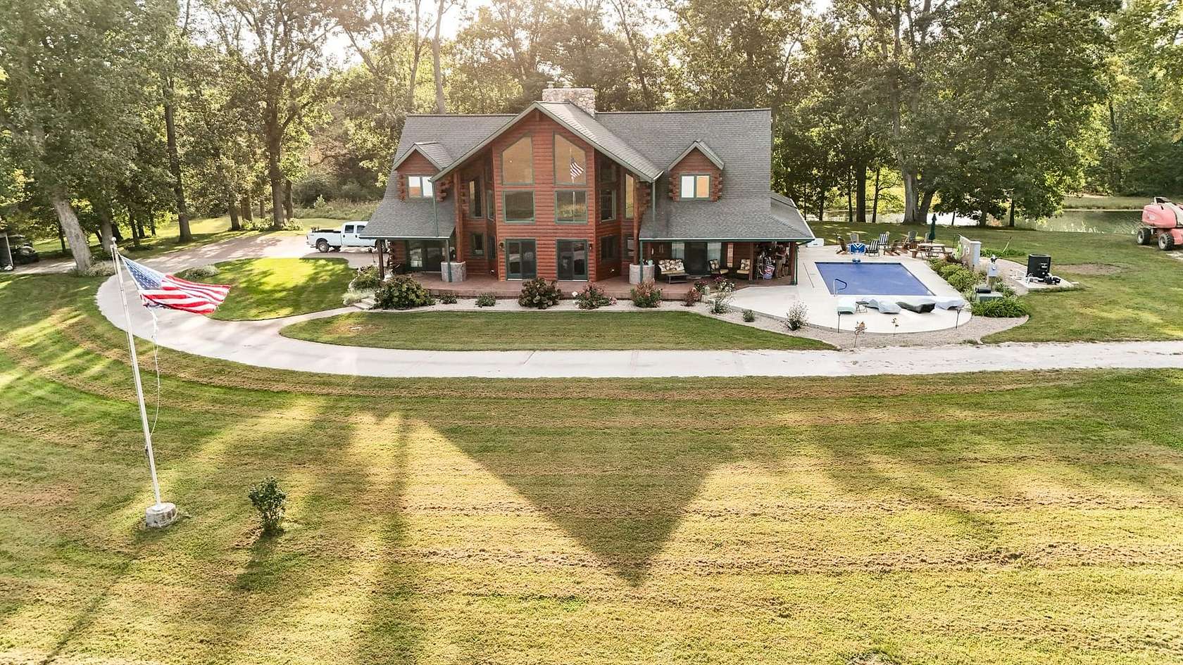 6 Acres of Land with Home for Sale in Rochester, Indiana