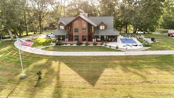 6 Acres of Land with Home for Sale in Rochester, Indiana