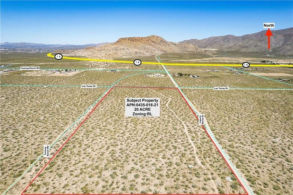 20 Acres of Land for Sale in Apple Valley, California