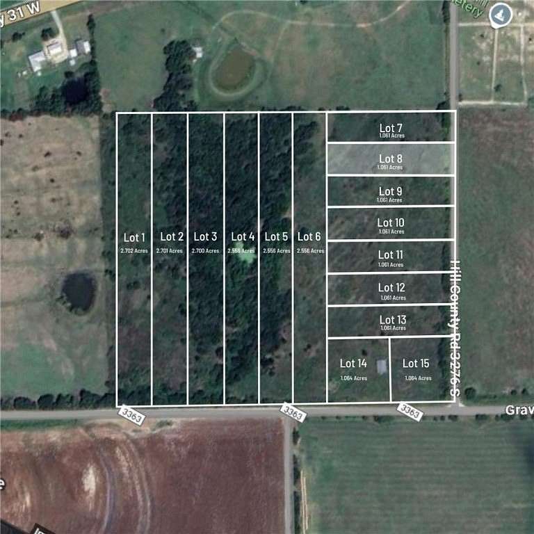 1.06 Acres of Residential Land for Sale in Mount Calm, Texas