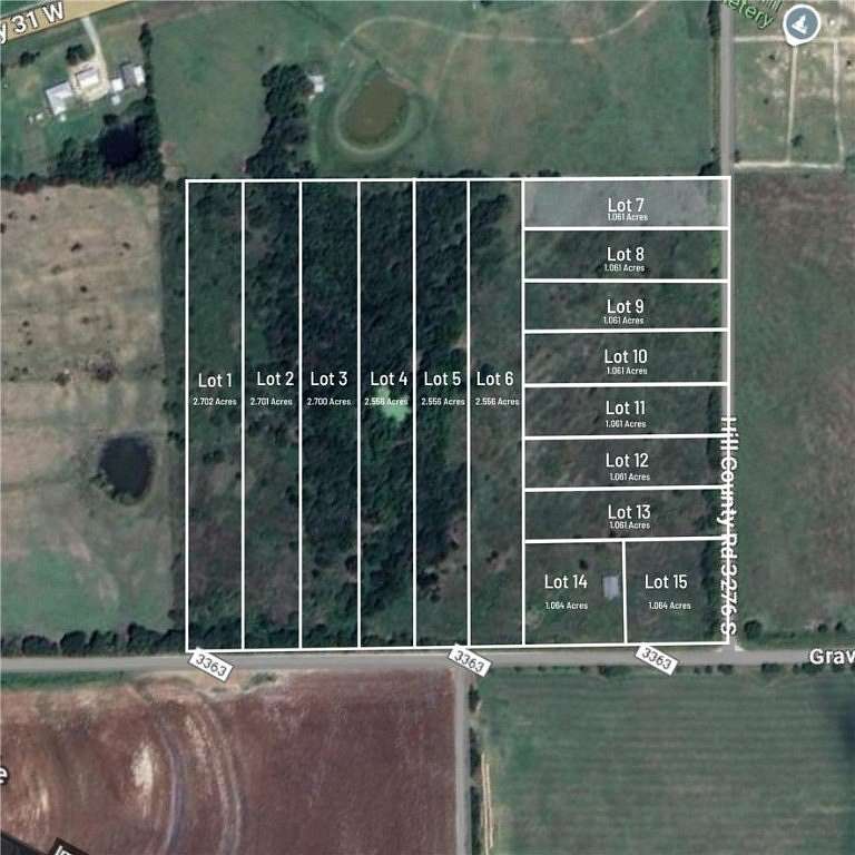 1.06 Acres of Residential Land for Sale in Mount Calm, Texas