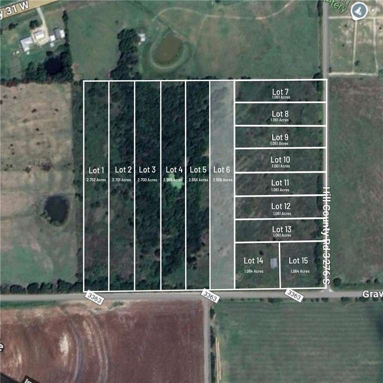 2.55 Acres of Residential Land for Sale in Mount Calm, Texas