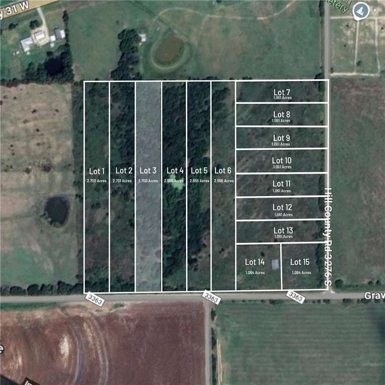 2.7 Acres of Residential Land for Sale in Mount Calm, Texas