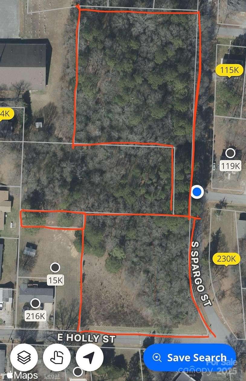 2.77 Acres of Land for Sale in Dallas, North Carolina