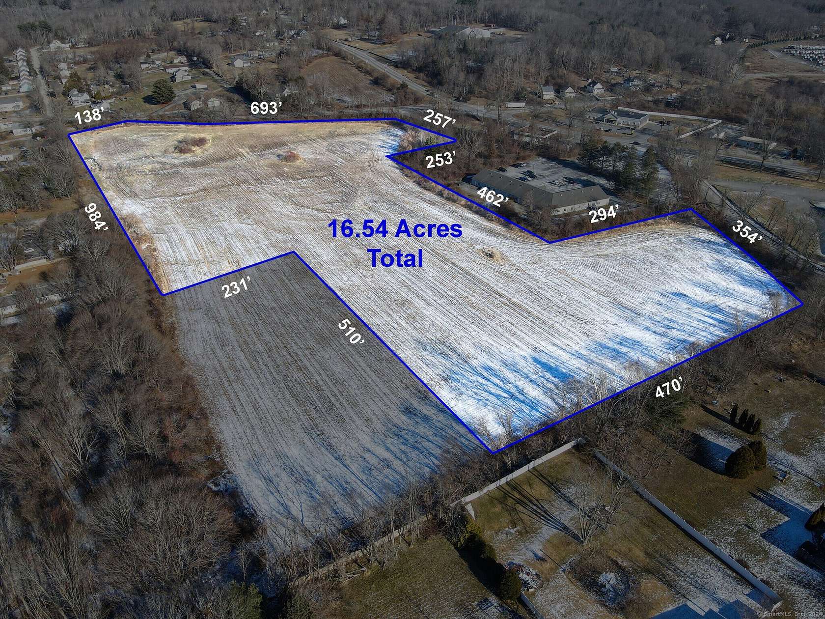 16.9 Acres of Mixed-Use Land for Sale in Plainfield, Connecticut