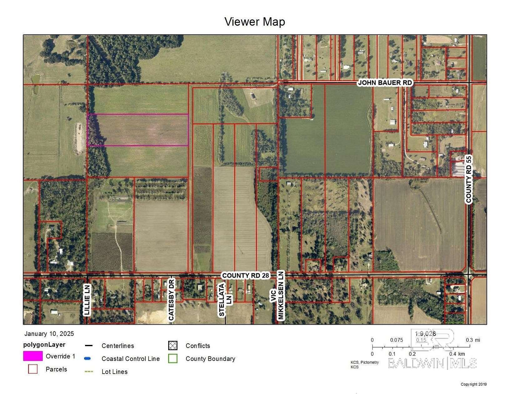 14.5 Acres of Land for Sale in Summerdale, Alabama