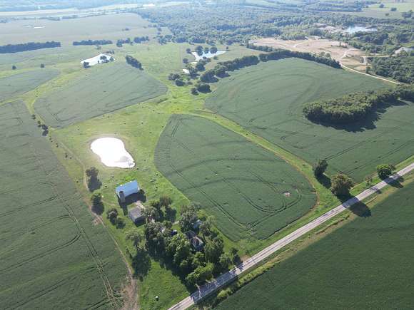 8.5 Acres of Land with Home for Sale in Ten Mile Township, Kansas