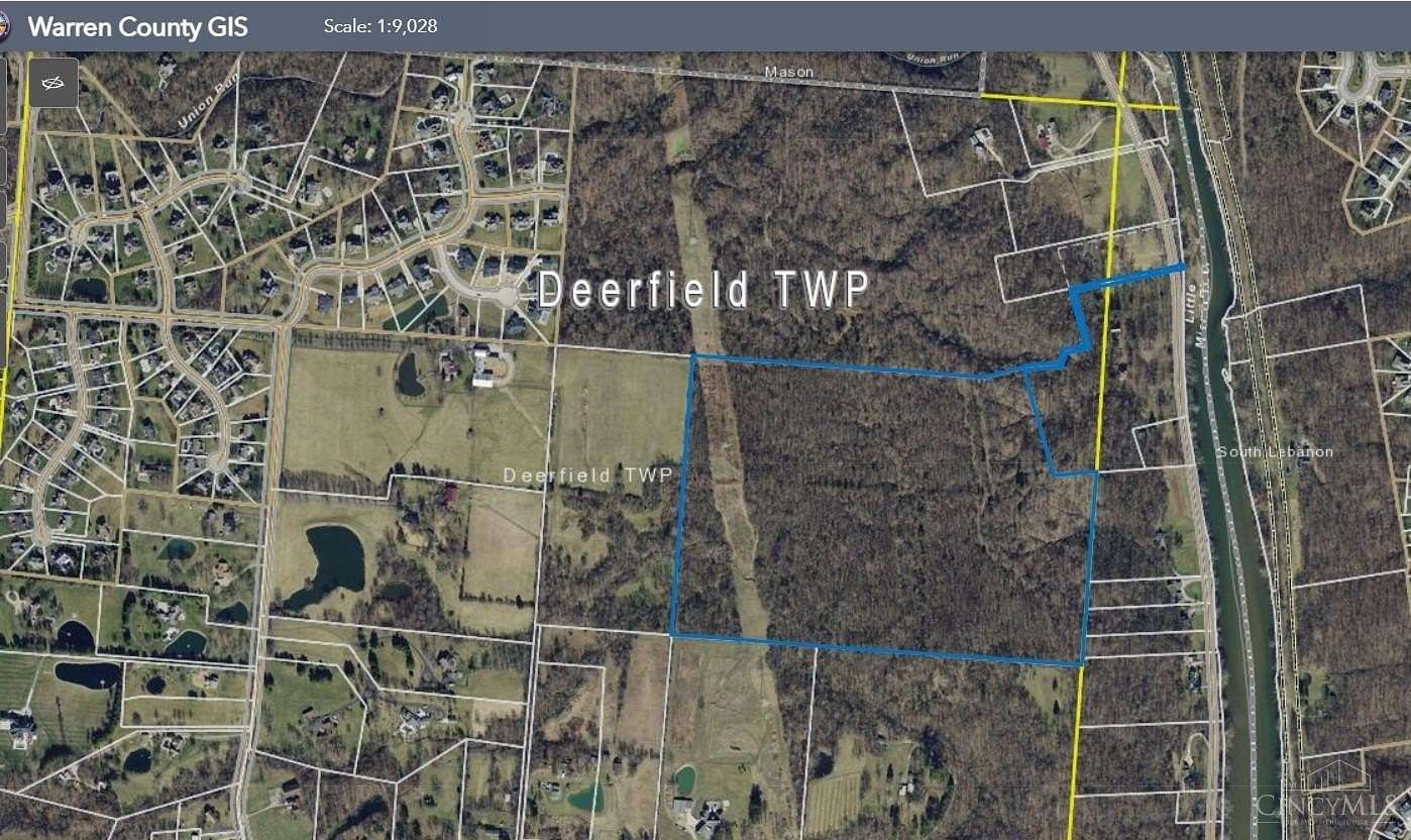 58.776 Acres of Land for Sale in Maineville, Ohio