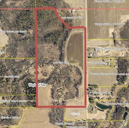 72.54 Acres of Land for Sale in Wayland, Michigan