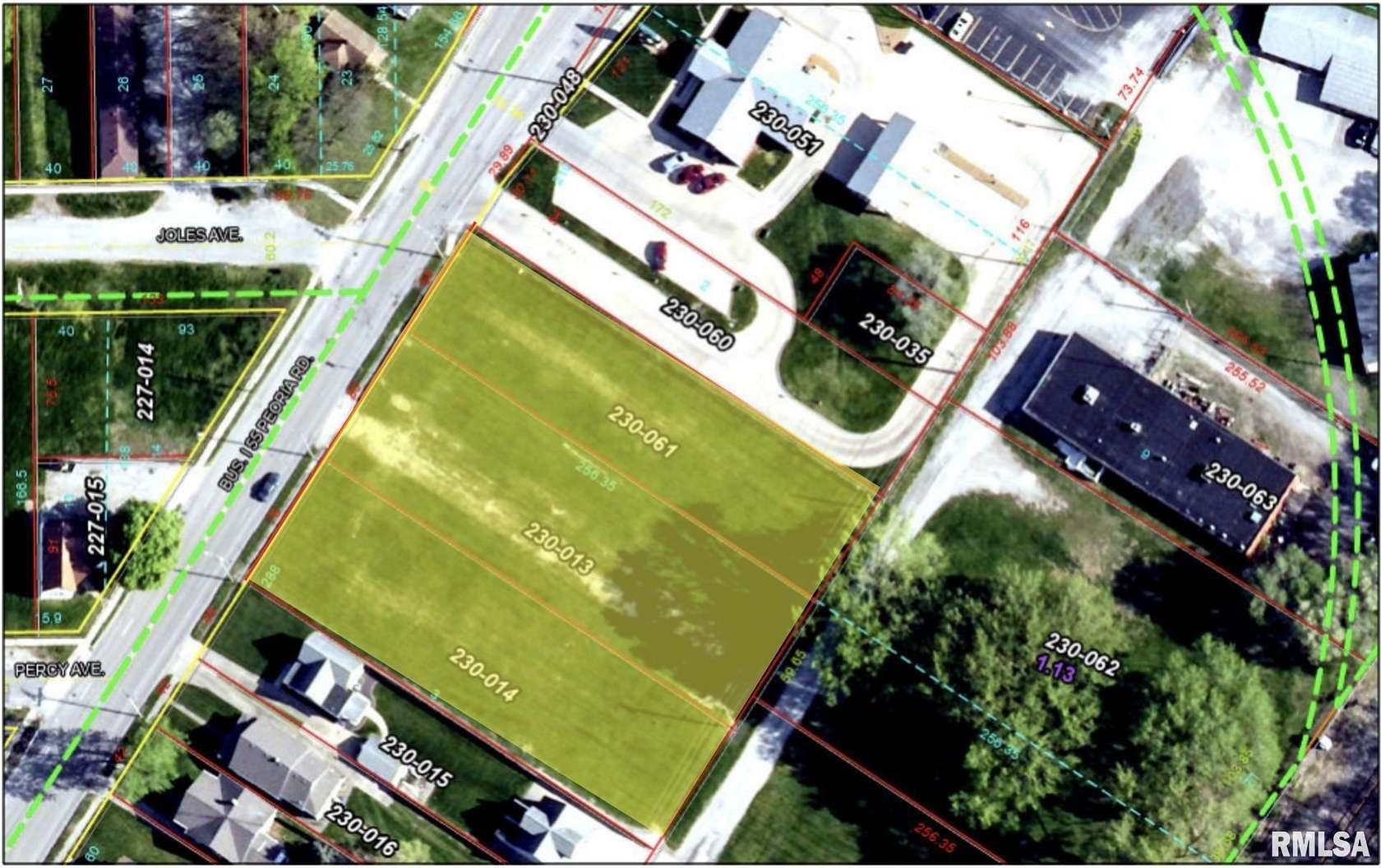 1.3 Acres of Commercial Land for Sale in Springfield, Illinois