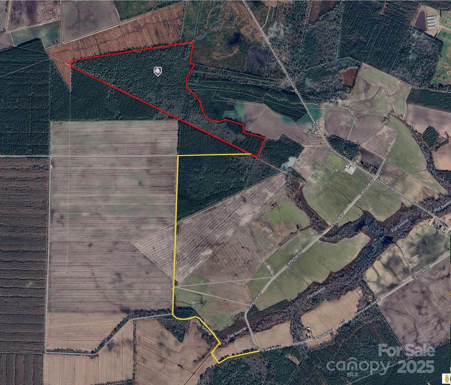 99.6 Acres of Land for Sale in Dover, North Carolina