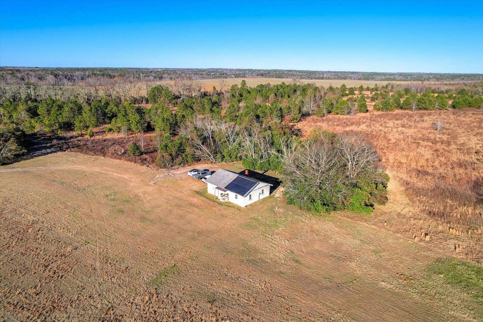 100 Acres of Recreational Land with Home for Sale in Hephzibah, Georgia