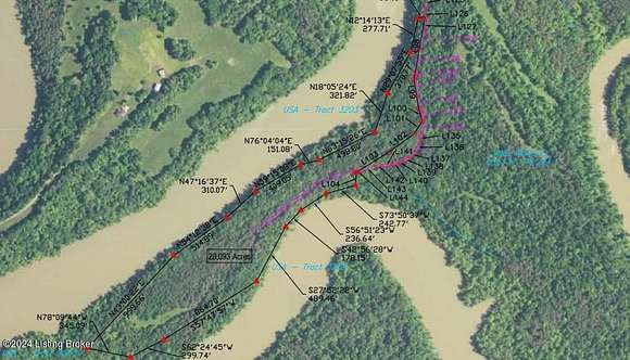 28.09 Acres of Recreational Land for Sale in Clarkson, Kentucky