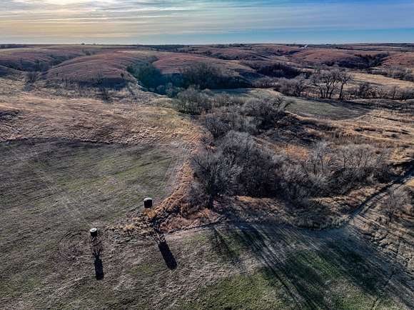 865.4 Acres of Recreational Land & Farm for Sale in Natoma, Kansas