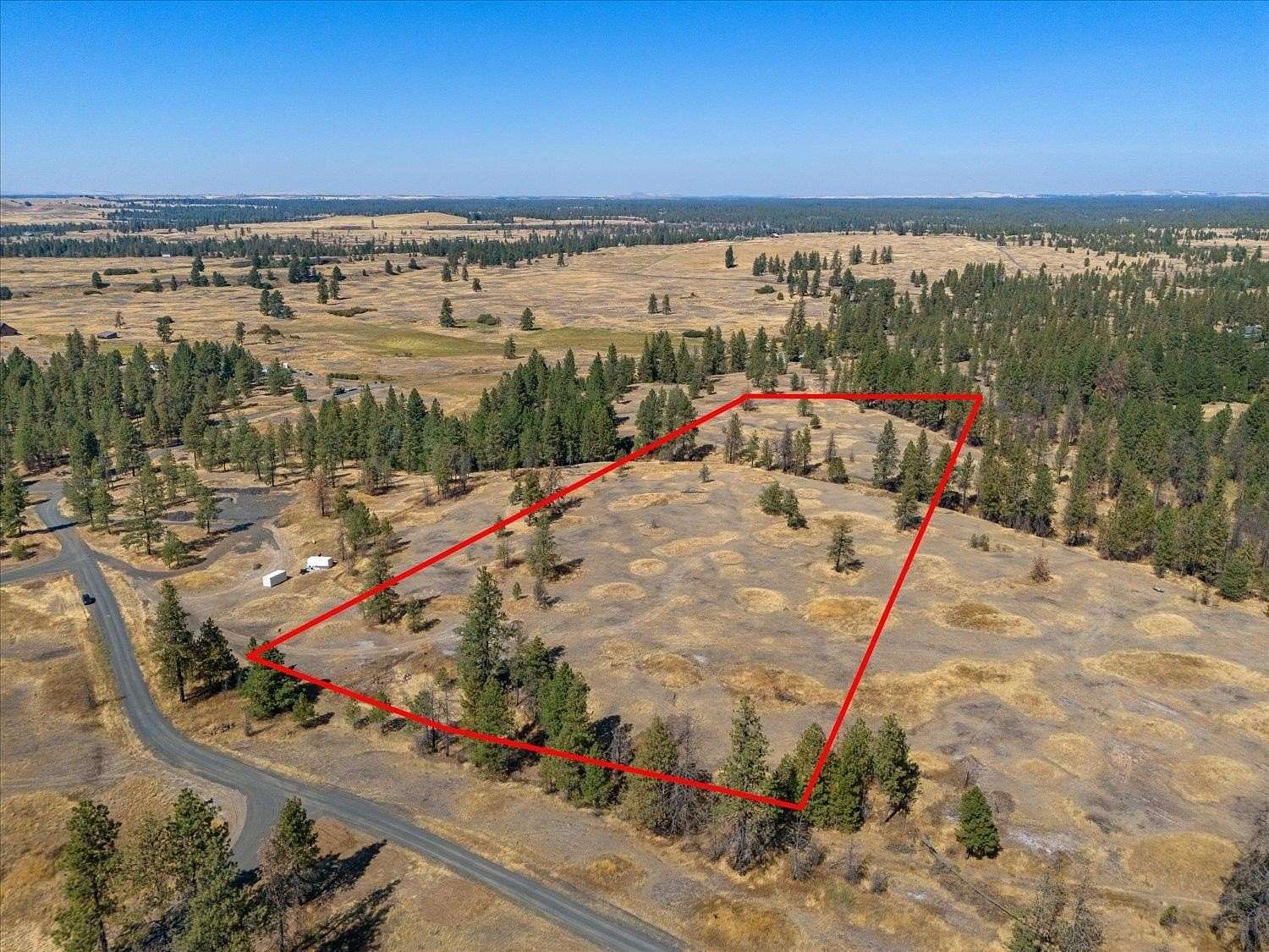 10.04 Acres of Recreational Land with Home for Sale in Cheney, Washington