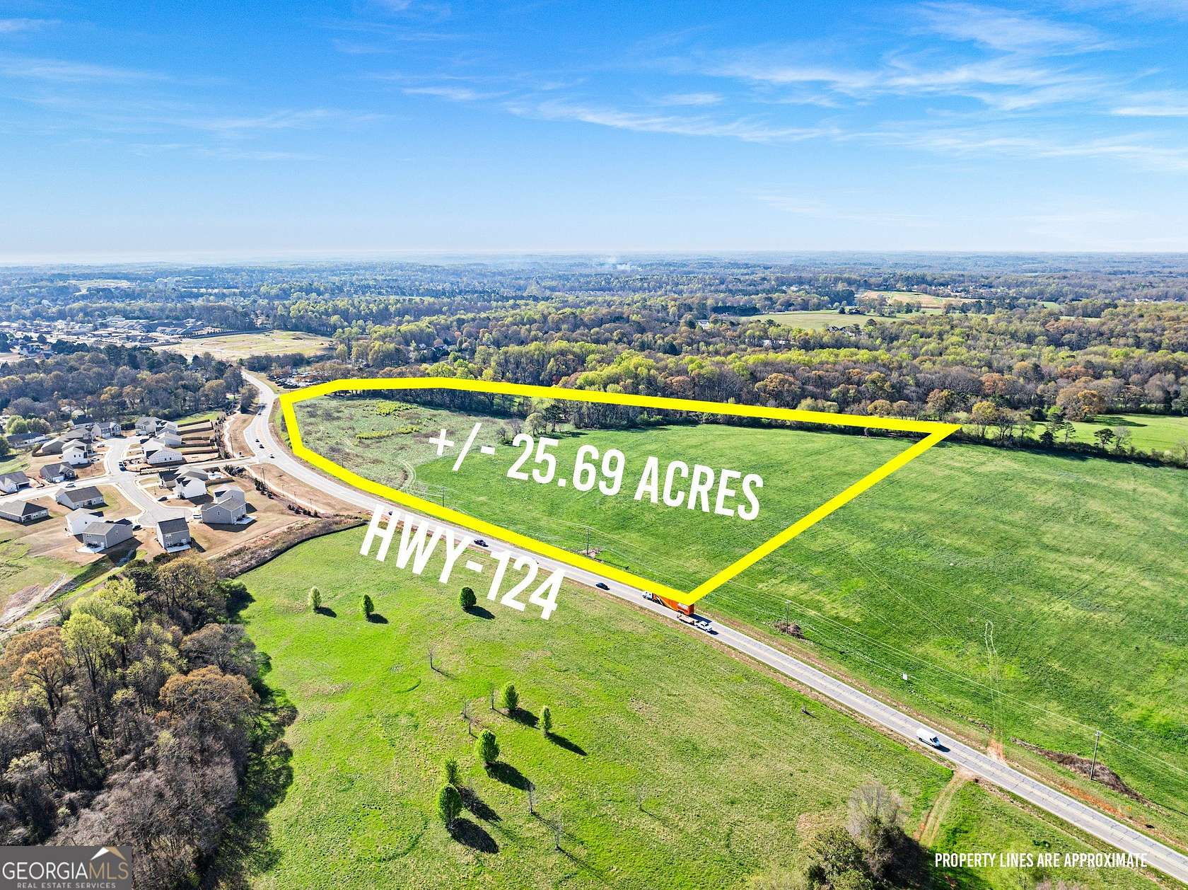 25.69 Acres of Agricultural Land for Sale in Hoschton, Georgia