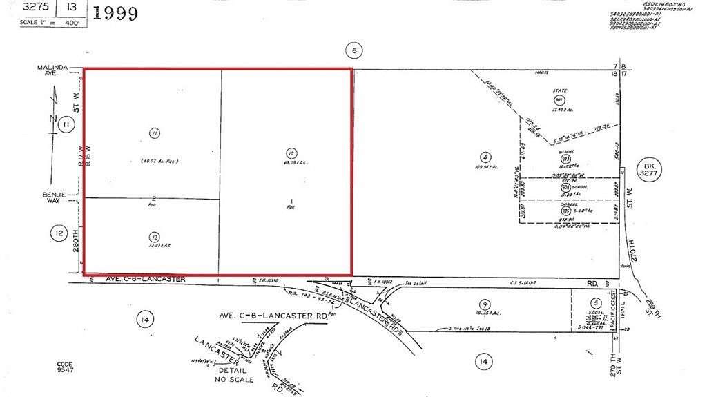 63.3 Acres of Land for Sale in Sandberg, California