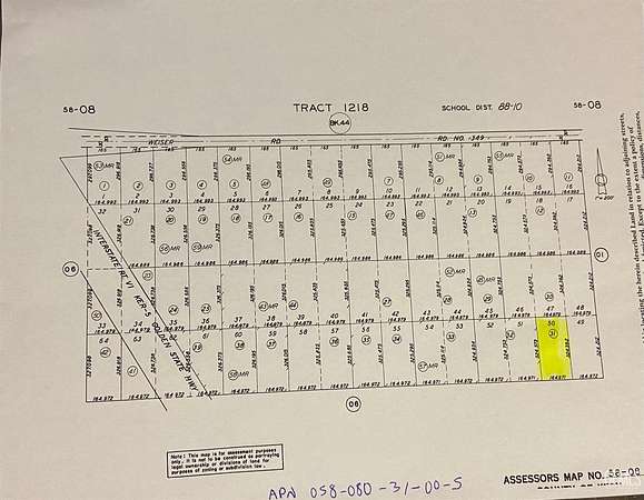 1.24 Acres of Residential Land for Sale in Lost Hills, California