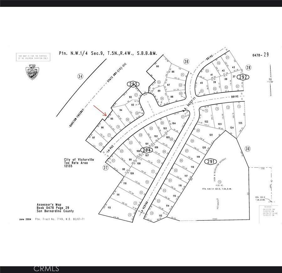 0.215 Acres of Residential Land for Sale in Victorville, California