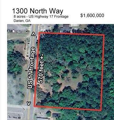 8 Acres of Commercial Land for Sale in Darien, Georgia