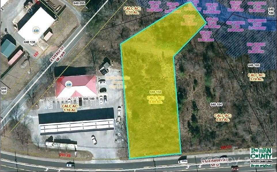 0.84 Acres of Commercial Land for Sale in Granite Quarry, North Carolina