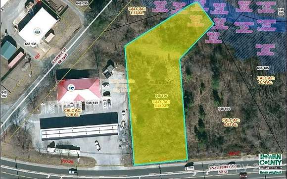 0.84 Acres of Commercial Land for Sale in Granite Quarry, North Carolina