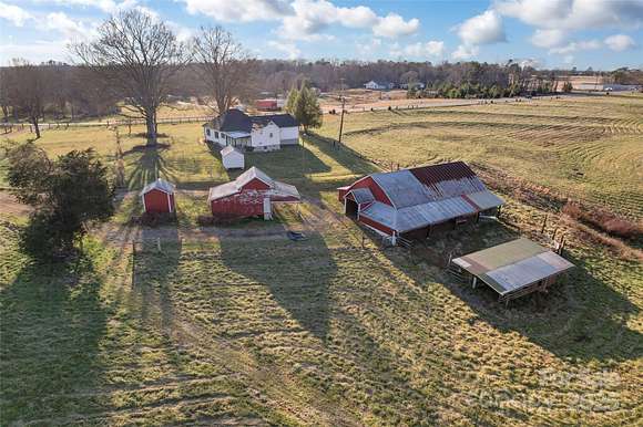 57.2 Acres of Agricultural Land with Home for Sale in Kings Mountain, North Carolina