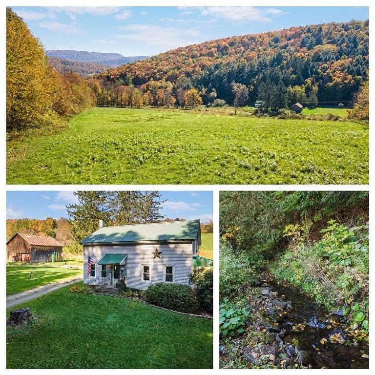 119.9 Acres of Agricultural Land with Home for Sale in Walton, New York