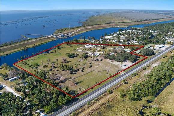 11 Acres of Land with Home for Sale in Okeechobee, Florida