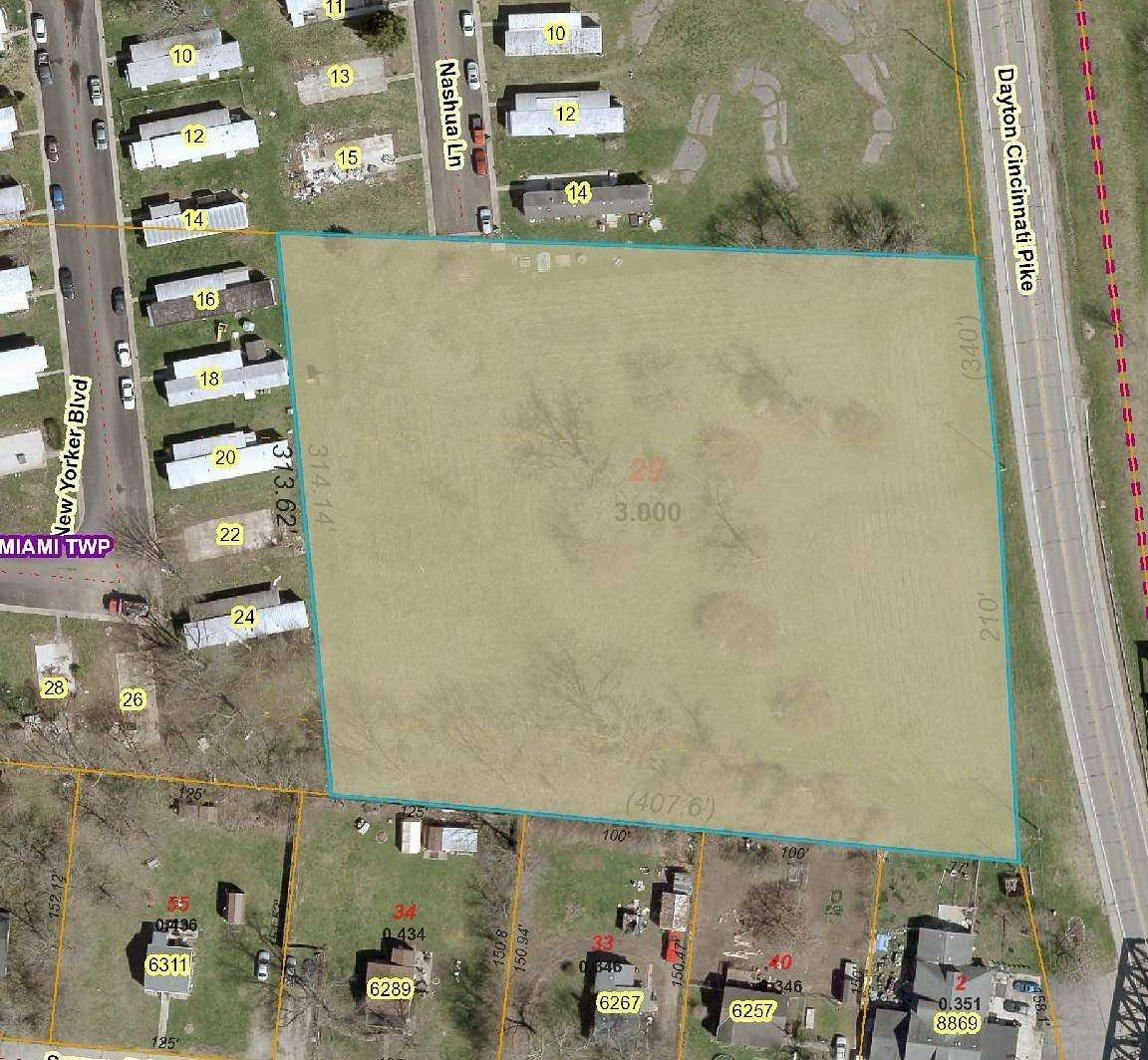 3 Acres of Commercial Land for Auction in Miamisburg, Ohio