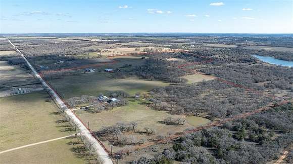 80.154 Acres of Agricultural Land with Home for Sale in Perrin, Texas