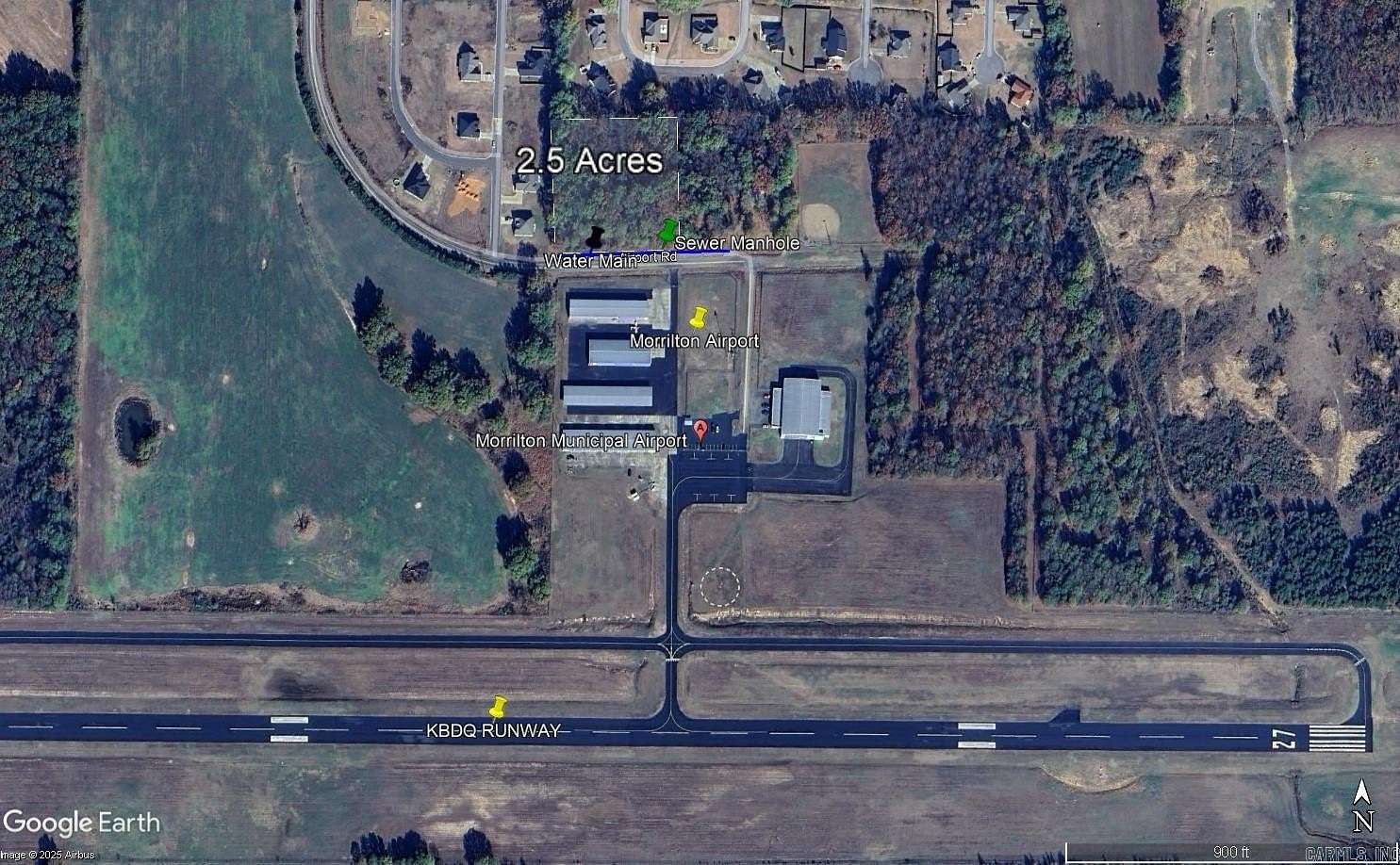 2.5 Acres of Mixed-Use Land for Sale in Morrilton, Arkansas