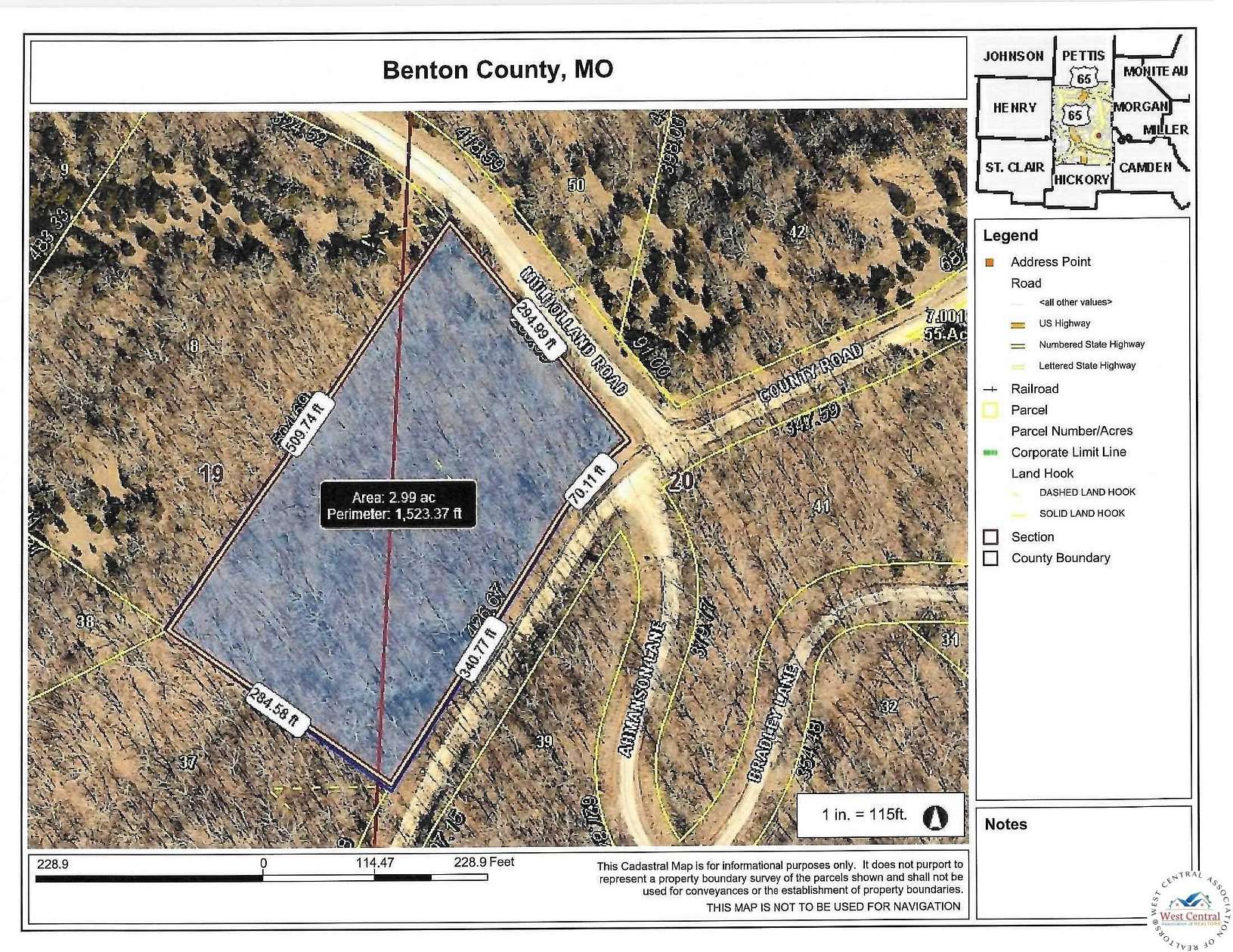 3 Acres of Residential Land for Sale in Edwards, Missouri