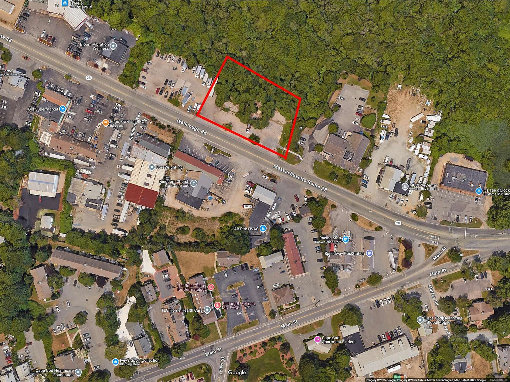 0.66 Acres of Commercial Land for Sale in Hyannis, Massachusetts