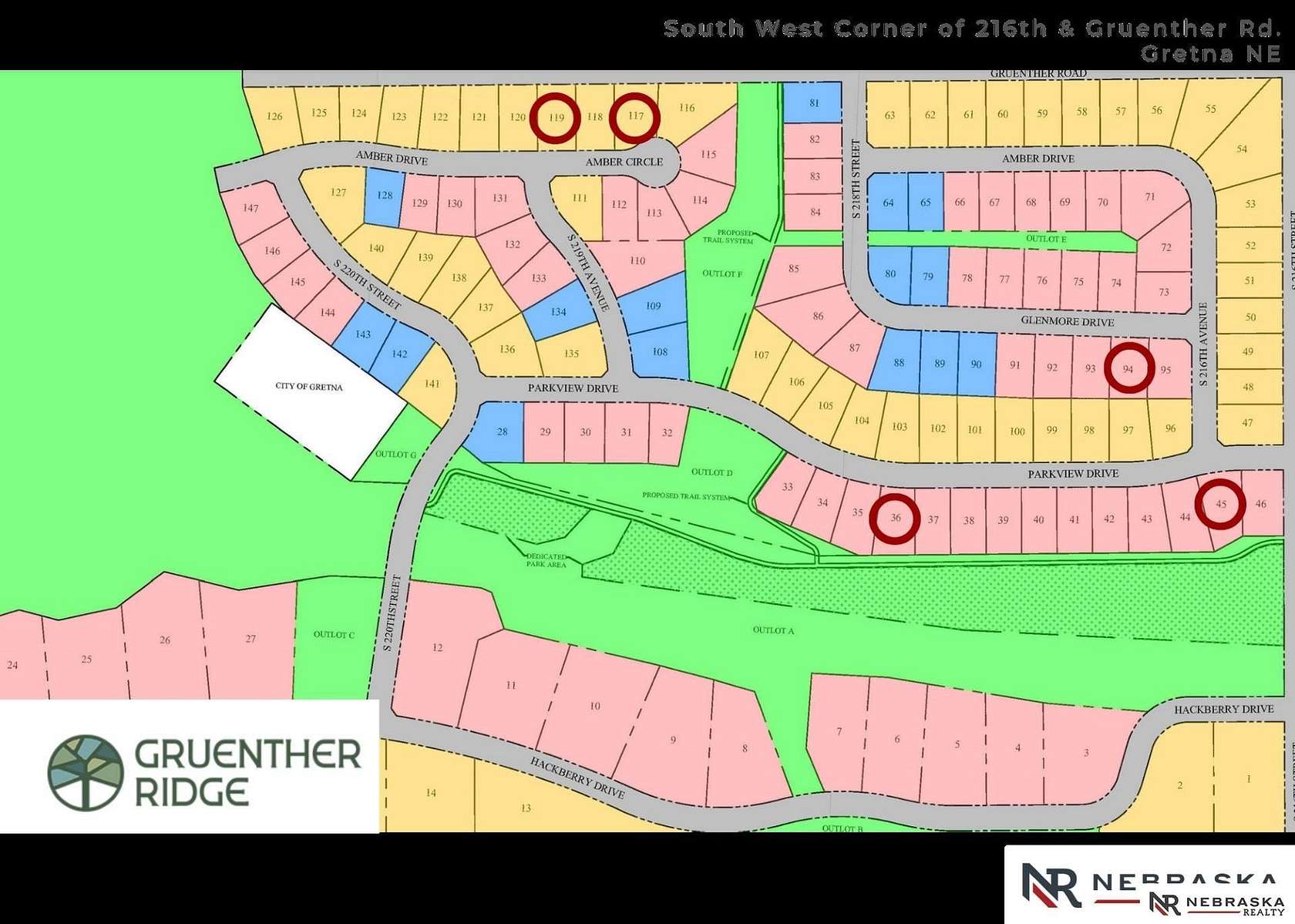 0.23 Acres of Residential Land for Sale in Gretna, Nebraska