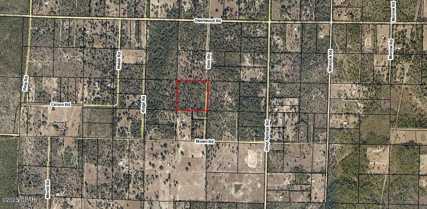 10.32 Acres of Land for Sale in Fountain, Florida