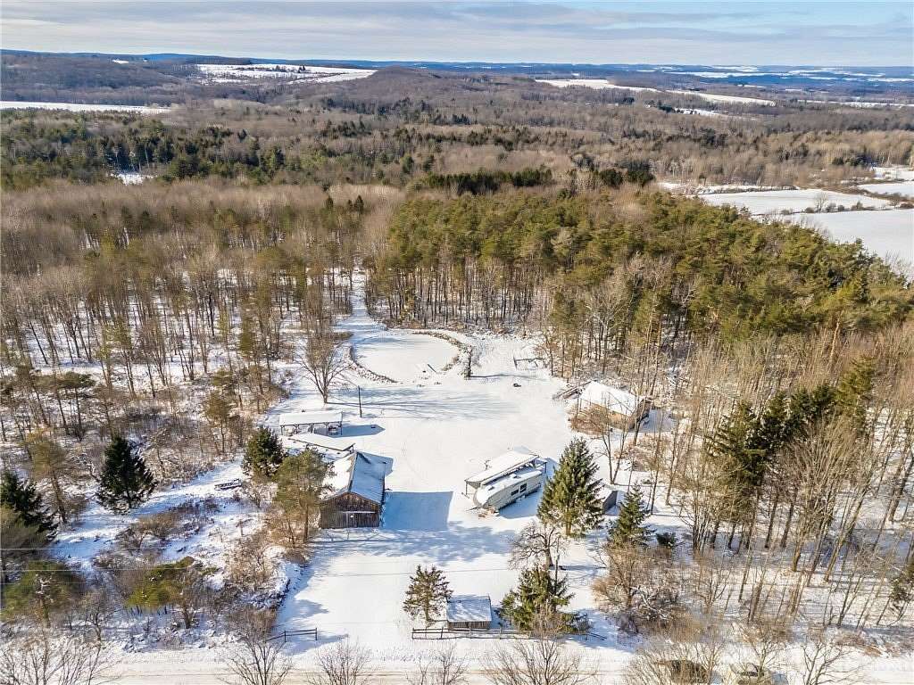 59.44 Acres of Land with Home for Sale in Allen, New York