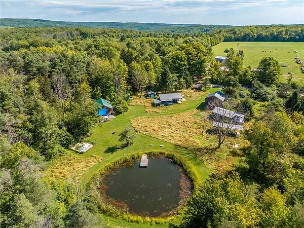 59.4 Acres of Recreational Land with Home for Sale in Fillmore, New York