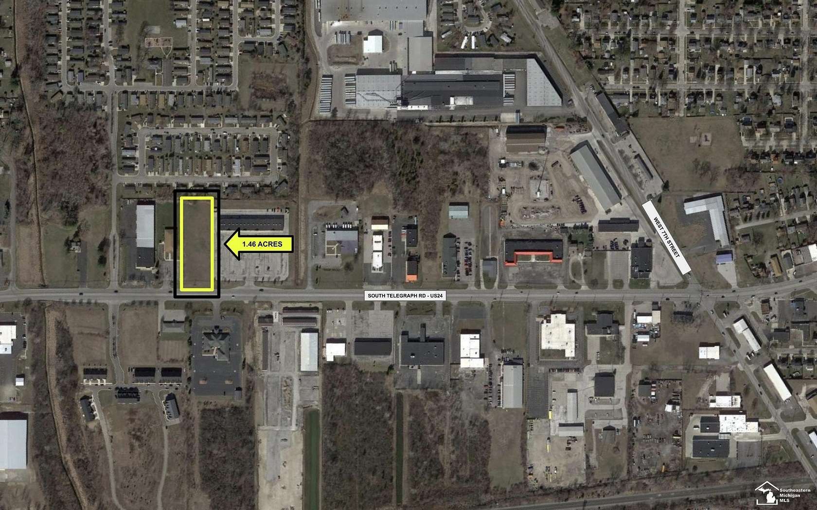 1.46 Acres of Commercial Land for Sale in Monroe, Michigan