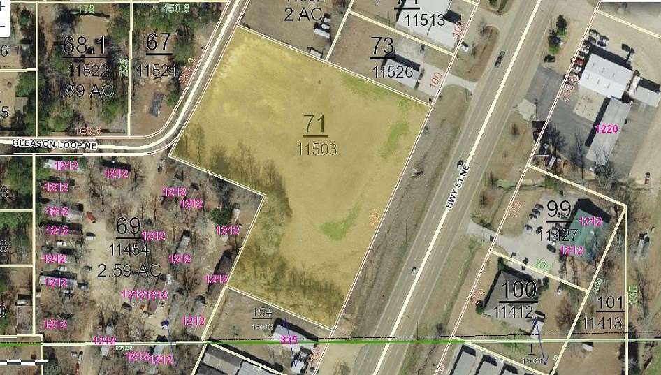 3.16 Acres of Commercial Land for Sale in Brookhaven, Mississippi