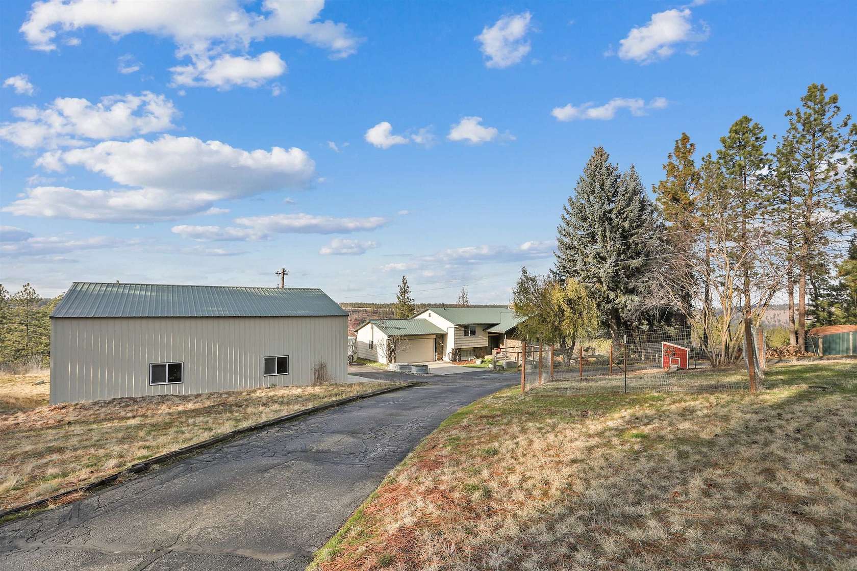 6.93 Acres of Land with Home for Sale in Spokane, Washington