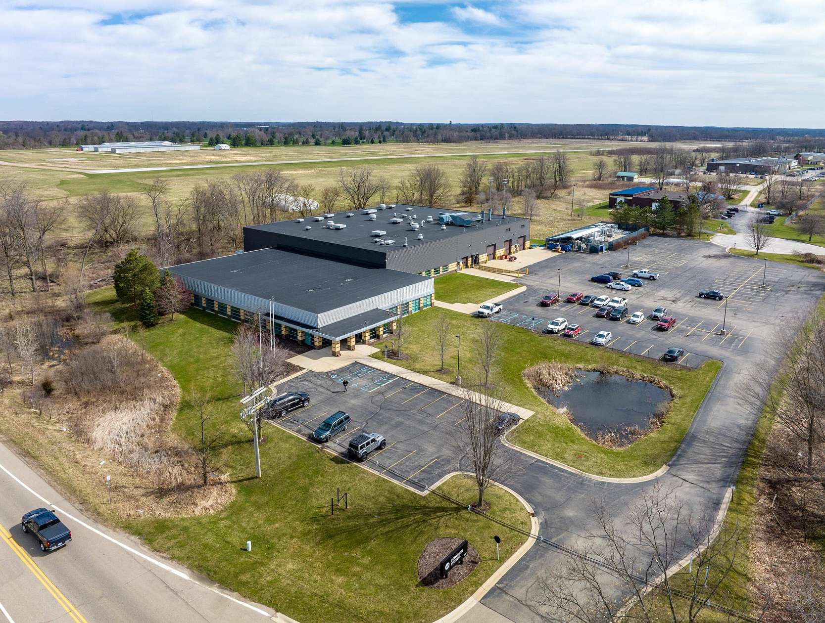 5.58 Acres of Improved Commercial Land for Sale in Marshall, Michigan