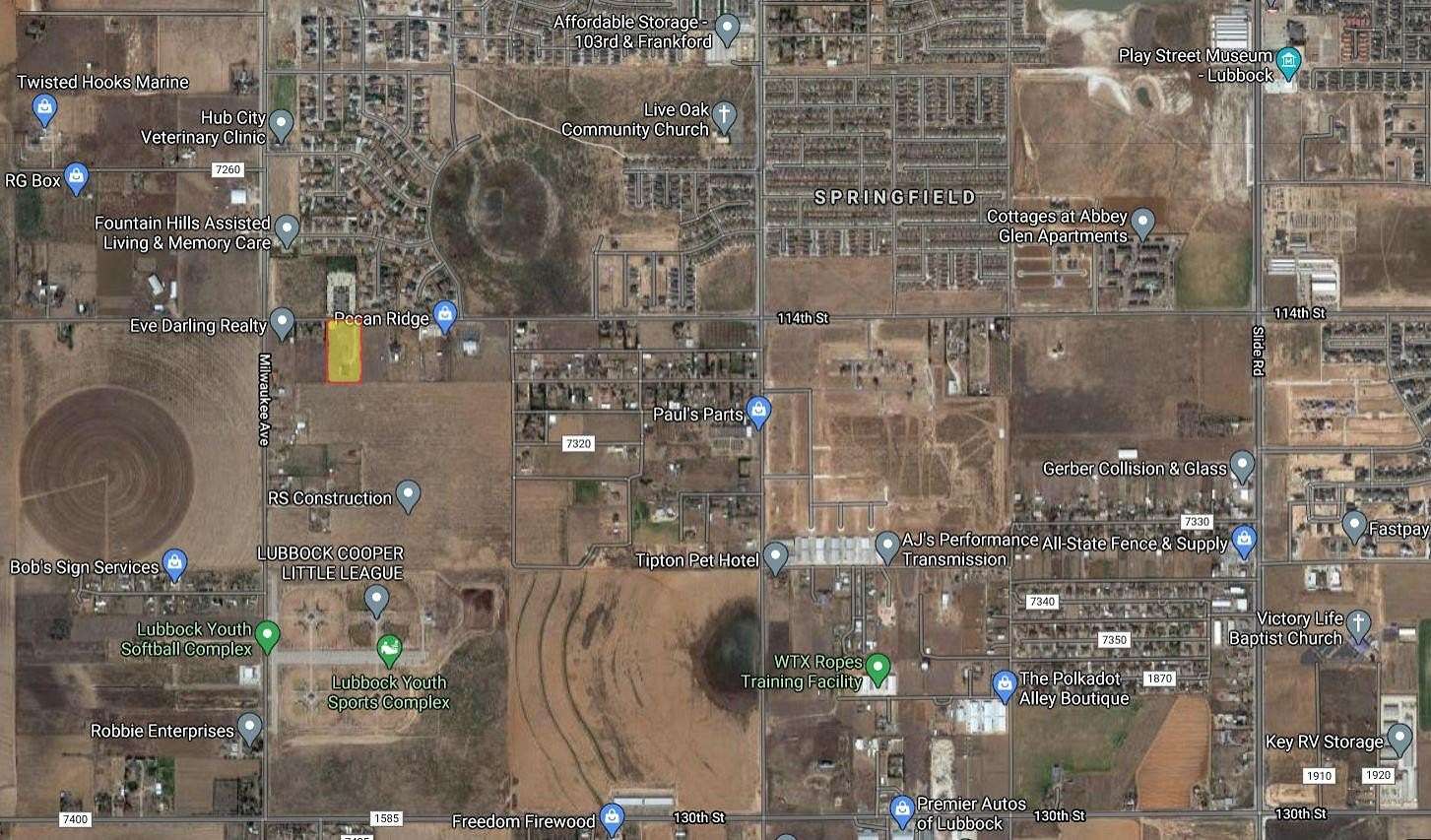 5 Acres of Land for Sale in Lubbock, Texas