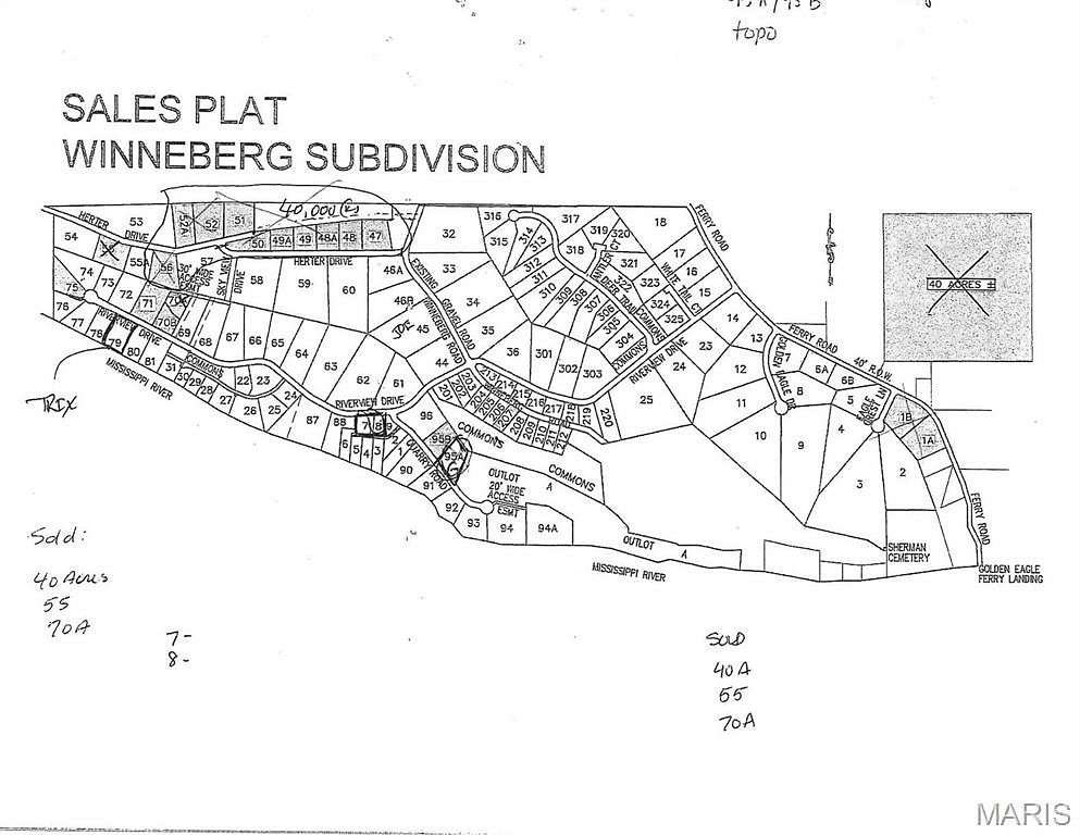2 Acres of Residential Land for Sale in Golden Eagle, Illinois