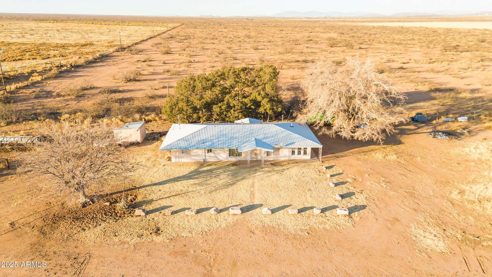 155 Acres of Agricultural Land with Home for Sale in Elfrida, Arizona
